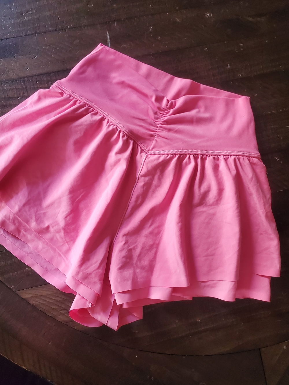 aerie Pink Flared Skort Shorts